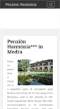 Mobile Screenshot of penzionharmonia.com